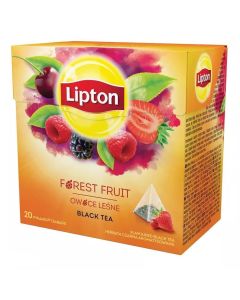 LIPTON erdei gyümölcsök tea, piramis, 20 tasak, 1 db-os kiszerelés.