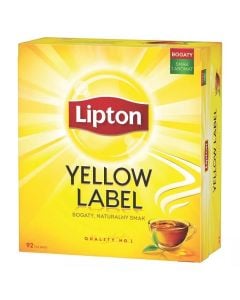 LIPTON Yellow Label tea, 100 tasak, 1 db-os kiszerelés.