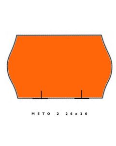 Fluor narancs METO kétsoros, 26x16 hullám op.5 db.