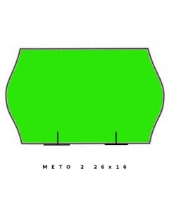 Fluor zöld METO kétsoros, 26x16 hullám op.5 db.