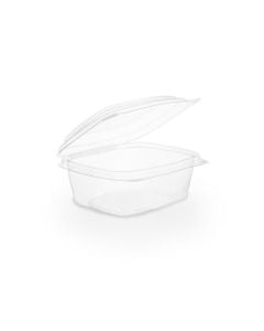 PLA salladsbehållare 250 ml med lock VEGWARE 105x122x50mm, 100% biologiskt nedbrytbar op. 50 st