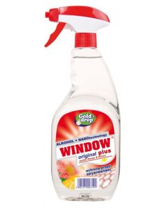 WINDOW PLUS Citrom és egzotikus virág üveg- és tükör tisztító 750ml szórófejes flakonnal