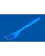 BICOLOR blå gaffel, pris per förpackning om 20 st