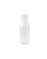 PET-flaska 330 ml, 38 mm gänga 2 start, höjd 165 mm, rPET op. 100 st