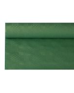 Bordsduk av papper 1,2m x 8m c.green damask prägling