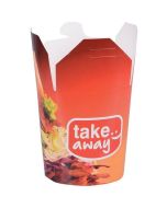 KEBAB BOX 500ml, standard tryck TAKE AWAY, pris per förpackning 50st