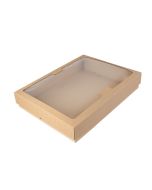 Pudełko cateringowe Party Box premium z okienkiem 315x240x70mm, op.10szt. TnG