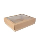 Pudełko cateringowe Party Box premium z okienkiem 355x300x90mm, op.10szt. TnG