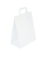 Blokk táska fehér 260x140x300 szemes táskával