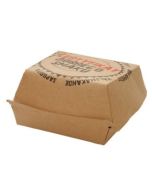 Stor hamburgare (115x115x75mm) med tryckt CERTIFIKAT, pris per förpackning om 200st