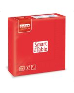 Servetter 33x33 2W röd FATO op.50st (k/24) Smart Table