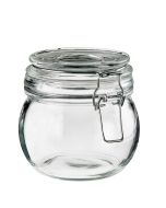 FINGERFOOD glasburk 400 ml med förslutning, dia.11xh.10 cm, förpackning om 4 st.