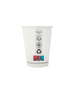 PAP/PE-mugg SW 400ml vit op.50st SUP (k/20) dia.90mm, 16oz.