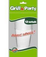 GRILL & PARTY - engångsmuggar 0,2l op. 12 st