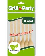 GRILL & PARTY BIO träskedar op.12st (k/100)