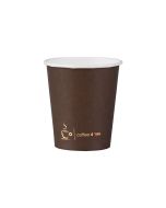 Pappersmugg 300 ml nadr.std 58 op.50st (k/20) brun, diameter 90mm COFFEE 4 YOU