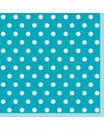 Servetter 33x33 GENERAL Dots 0383 06 Blue Dots op. 20 st