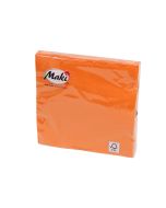 Servetter 33x33 MAKI UNICOLOUR orange, 0003 00, op.20 st.