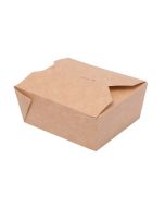 TAKEOUT BOX 11x9x5cm 500ml EKO fehér-barna ragasztott karton TnG op. 50 db.