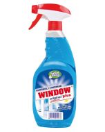 WINDOW PLUS Ammonium glas- och spegelrengöringsmedel 750 ml med sprayflaska