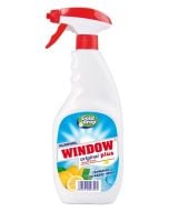 WINDOW PLUS Citronfräsch glas- och spegelrengöring 750 ml med spruta