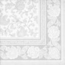 Serwetki PAPSTAR Royal Collection ORNAMENTS 40x40 biały opakowanie 50szt