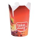 KEBAB BOX 500ml, nadruk standard TAKE AWAY, cena za opakowanie 50szt