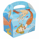 Paper box with handle 17x16x10cm mermaid