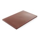 Haccp cutting board 600X400 Brown for cooked meat, sausages