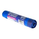 Worki na odpady HDPE 60l z taśmą TnC rol. 10 sztuk