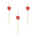 FINGERFOOD - patyczki HEART 7cm op. 100 sztuk