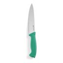 Nóż kucharski HACCP - 180 mm, zielony - kod 842614