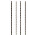 Słomki papierowe 6mm dł.20cm ZigZag black op. 100 sztuk
