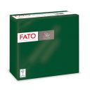 Serwetki 38x38 2W PUNTA FATO ciemna zieleń op. 40szt. (k/30) FATO Star