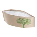 Forage cap NATURAL 28,2x9cm, 100 pieces