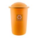 TOP BIN waste bin for separate collection 50L with tilt out flap yellow