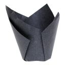Papilotki TULIPANKI czarne op. 180szt 50x80mm, 60gsm