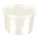 Container, PP dip, sauce, tasting 30ml, diameter 46xh28mm TRANSPARENT, 50 pieces