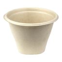 BePulp miska okrągła, 500ml, śr.130xh.90mm, pulpa roślinna, op.100 sztuk