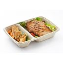 BePulp RC23 pojemnik 800ml op.75szt (k/4) dwudzielny, 23x16x5cm, Sabert