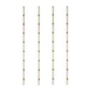 Słomki papierowe 6mm dł.20cm STARS op. 100 sztuk