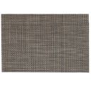 Table pads Savana 30x45cm brown PP reusable, 12 pieces