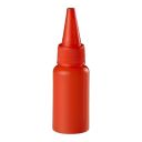Mini - dyspenser do sosów 32 ml czerwony PE op. 6 sztuk