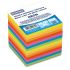 Note Cube Refill Cards DONAU, 90x90x90mm, ca 700cards, assorted colours thumbnail
