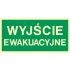 Wyjście ewakuacyjne DE - 200 x 400mm AA001DEFE thumbnail