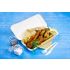 MENUBOX made of sugar cane fish&chips" VEGWARE 310x145x60mm fully biodegradable, 125 pieces" thumbnail