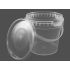 Bucket 0.6L transparent + lid, 100 pcs. W-6 thumbnail