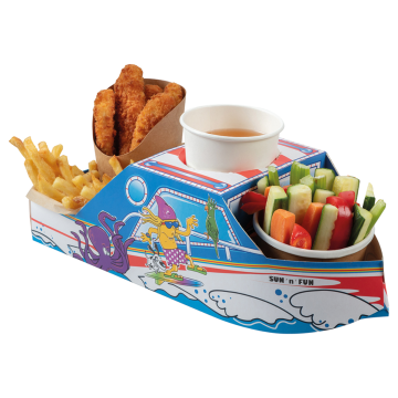 Lunch box ‘Sun “n” Fun Boat Combi-Tray’ op.250pcs.