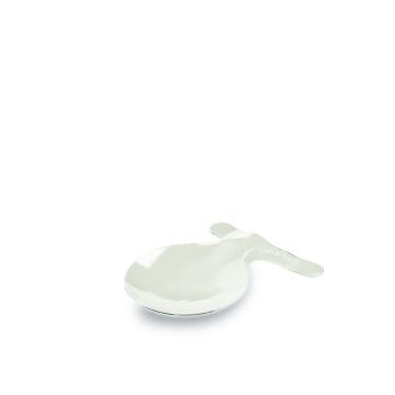 FINGERFOOD - BIO plate SHELLY MINI S PLA, transparent 11.5x7cm, 50 pieces