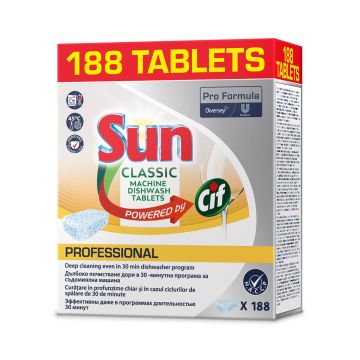 Sun Pro Formula Classic Tablets 188pcs. - dishwasher tablets